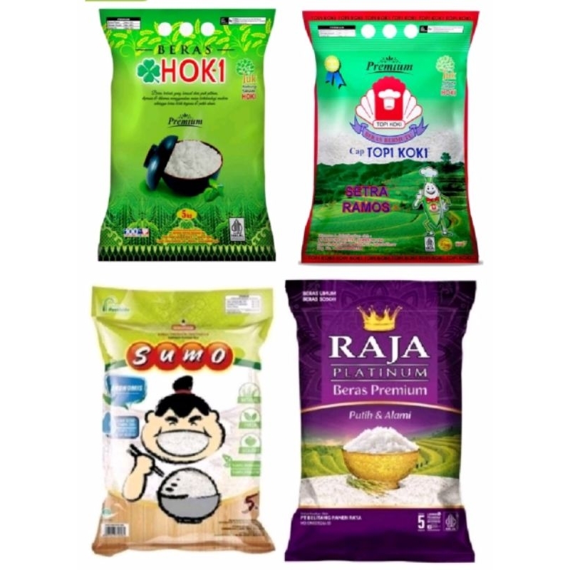 

Beras Premium kemasan 5kg