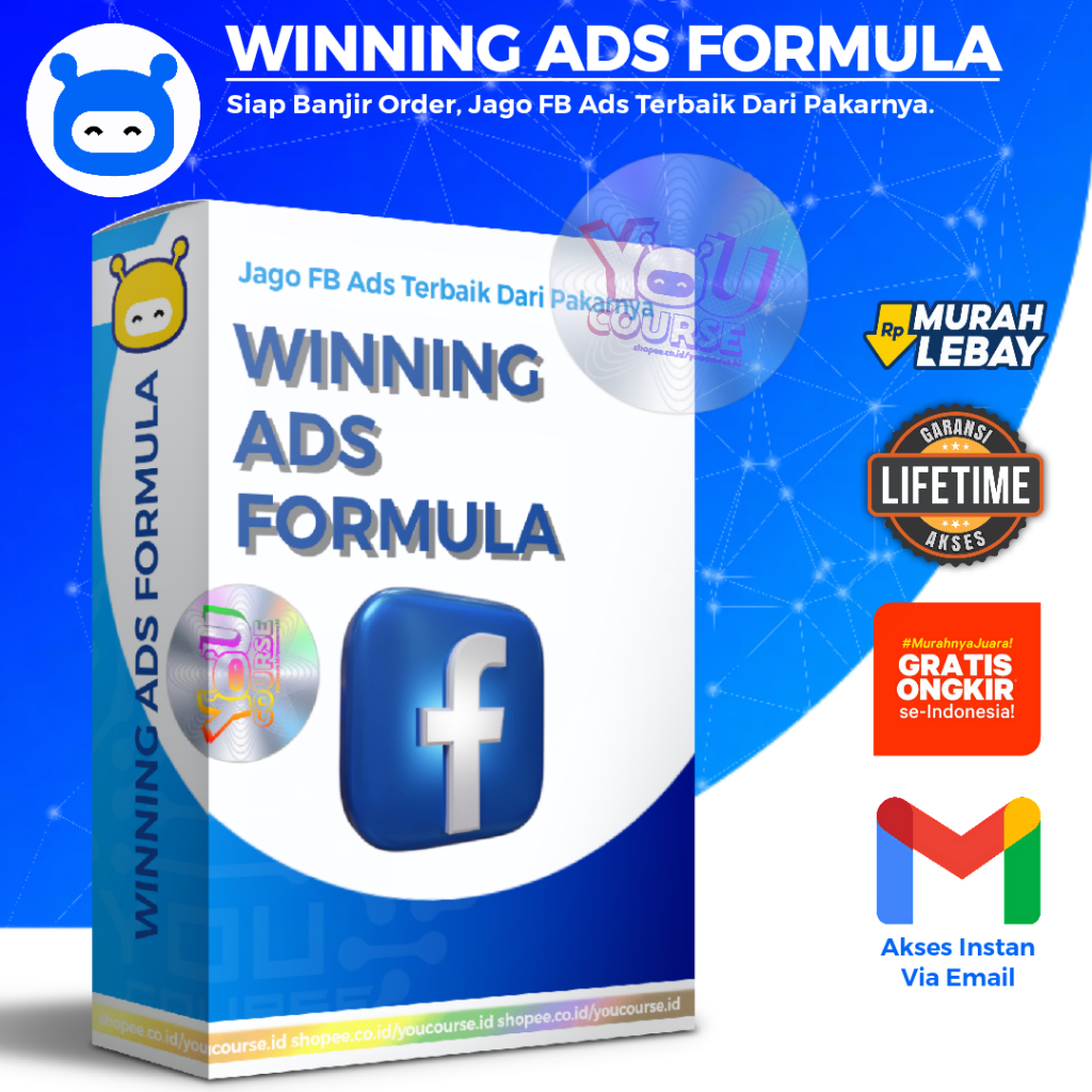 ECOURSE WINNING ADS FORMULA - Siap Banjir Order Jago FB Ads terbaik dari Pakarnya