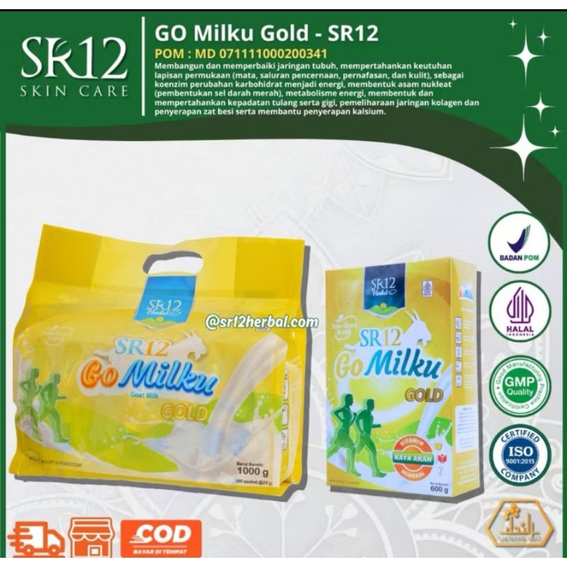 

Gomilku Gold SR12 Susu Kambing Etawa Rendah Lemak Tinggi Kalsium Bebas Gula
