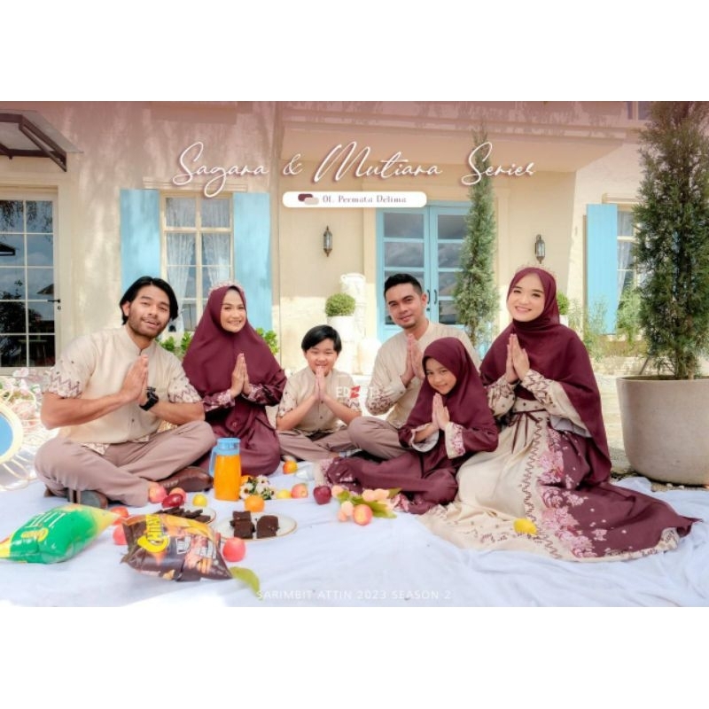 Dilovable.id | SARIMBIT SAGARA MUTIARA SARIMBIT MOTIF PREMIUM GAMIS SET BAJU LEBARAN BY. ATTIN