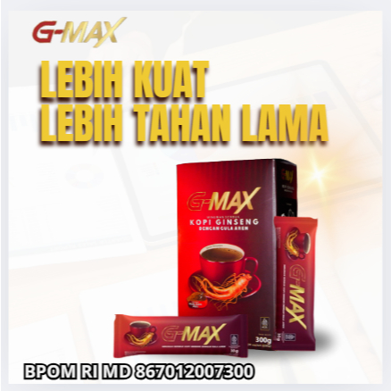 

BISA COD Kopi Stamina Pria Kuat Tahan Lama Semalaman Kopi G-MAX Original BPOM Kopi Extra Gingseng