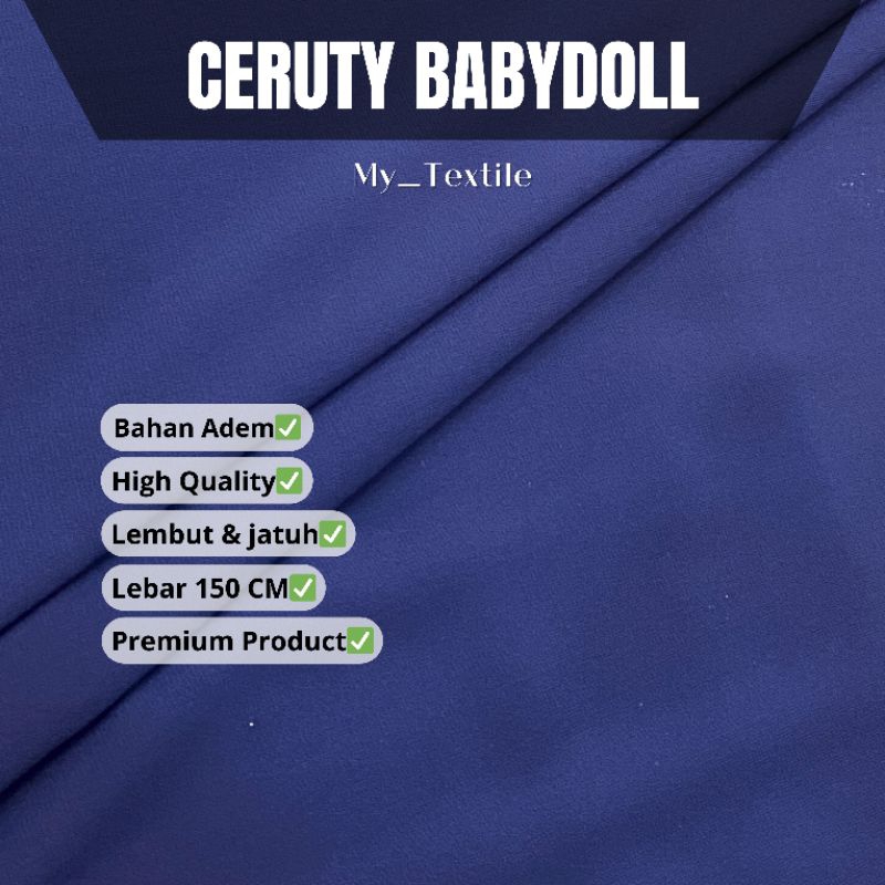 KAIN CERUTY BABYDOLL / KAIN SIFON CERUTY / KAIN CHIFFON CERUTY / CERUTI BAHAN PASHMINA PASMINA JILBA