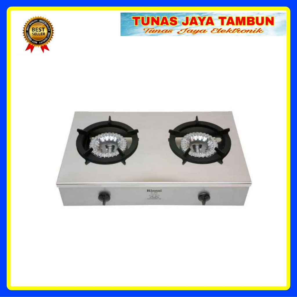 KOMPOR GAS RINNAI RI 2 RSPN / KOMPOR GAS RINNAI 2 TUNGKU / RINNAI LOW PRESSURE 2 TUNGKU RI-2RSPN