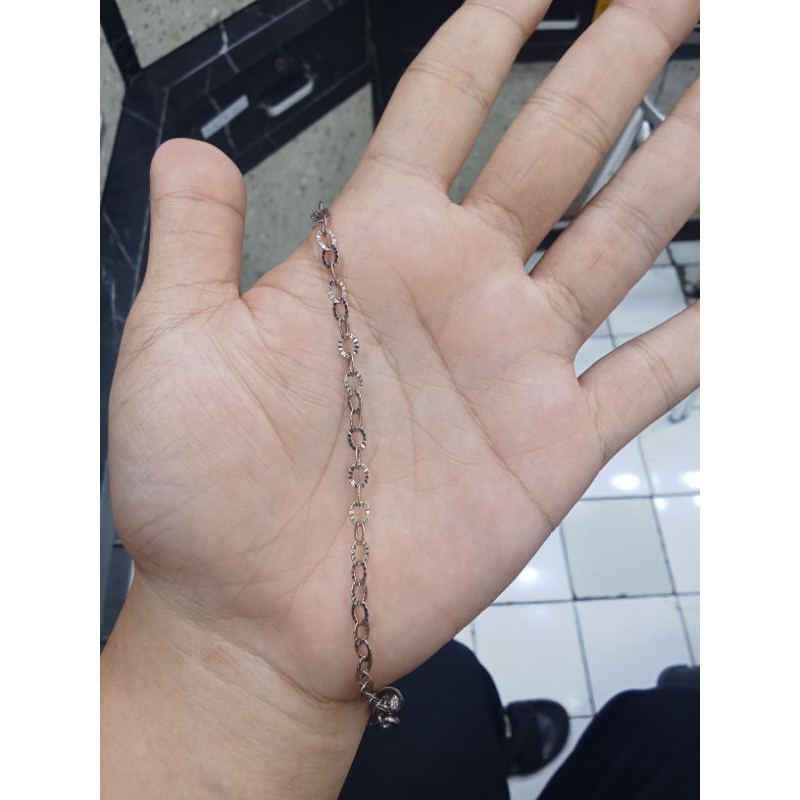 gelang rantai Nori (silver 925)