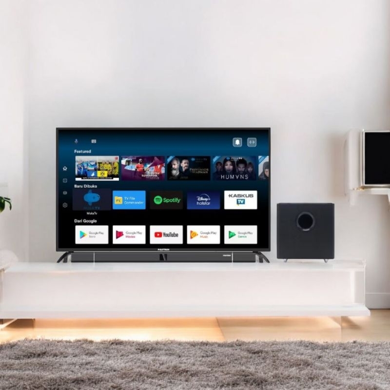 LED TV Polytron PLD 50BUA8859W / PLD50BUA8859W 4K Smart TV 50 Inch with Soundbar