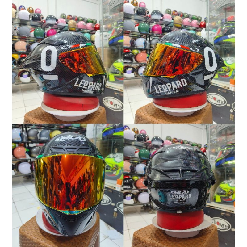 Helm MLA CRYPTON Carbon grafik paket ganteng t