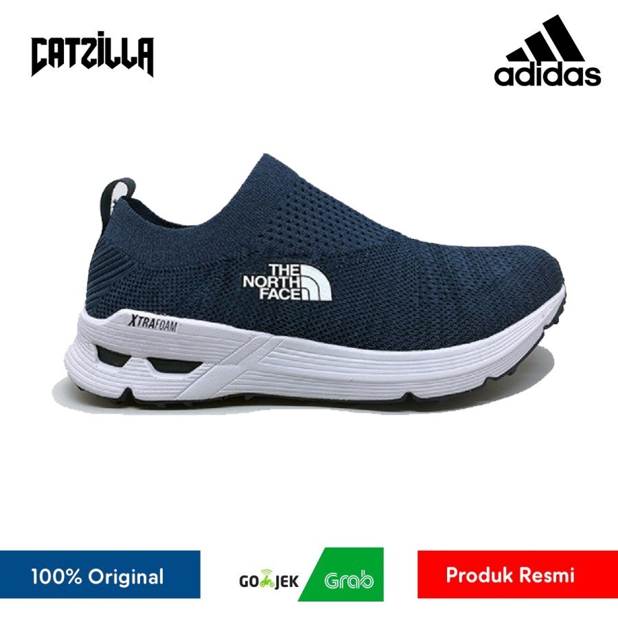Sepatu The North Face Urban Recovery Men Slip On Knit - Shady Blue