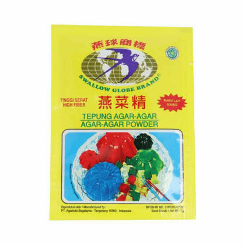 

Swallow Tepung Agar-Agar Powder 7g