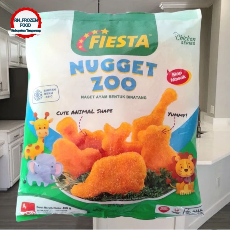 

FIESTA Nugget ZOO (Nugget Ayam Bentuk Hewan) 400gr