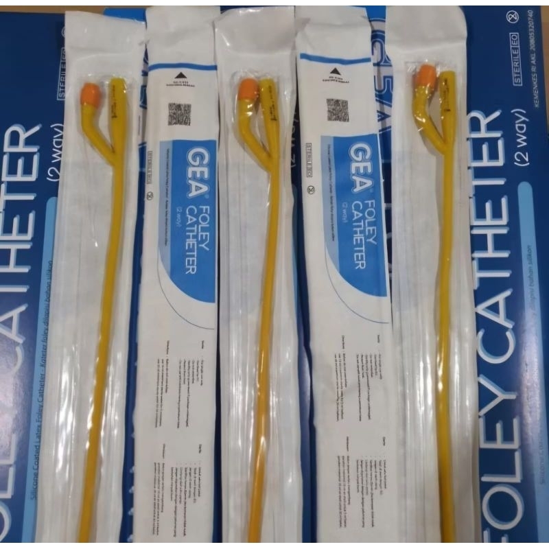 GEA Foley Catheter 2 Way Selang Kencing Selang Urine Folley Foli Foly Cateter Urin Kateter