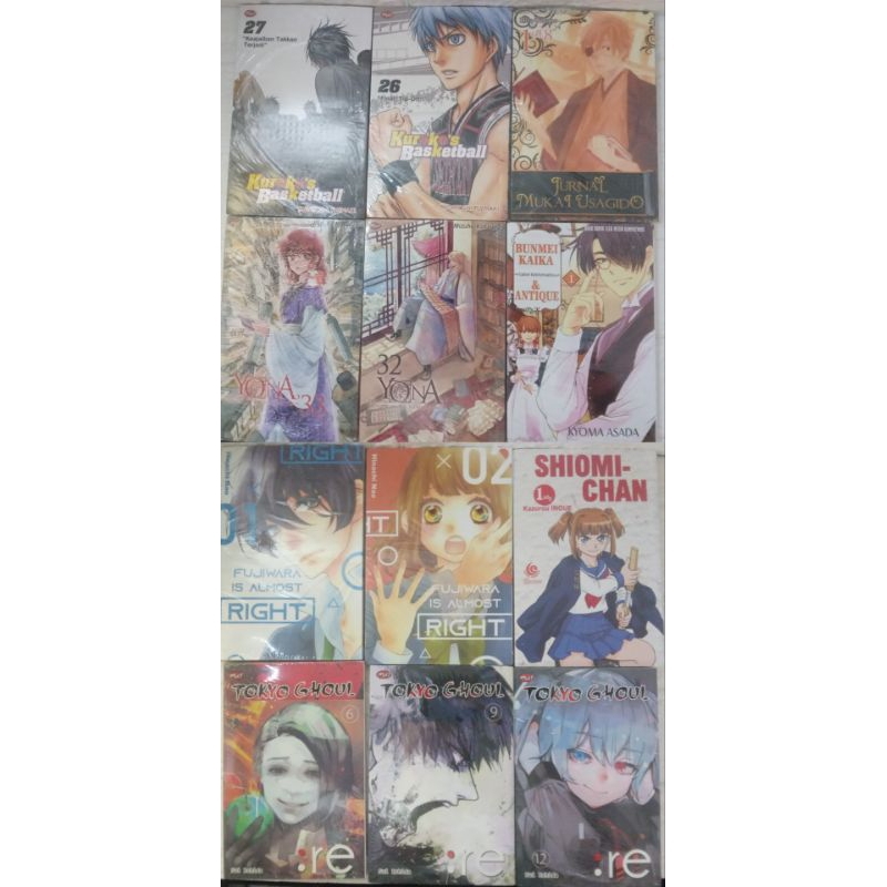komik murah segel Yona, Juliet, Nisekoi, seraph of the End, Giant killing, captain tsubasa, Ajin, Bt