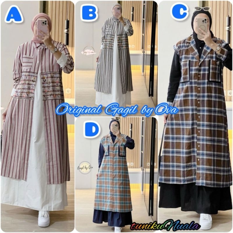 LENORA VOL 2 ONE SET ORI GAGIL BY OVA & SEZHA GAMIS  ONE SET PREMIUM ORIGINAL GAGIL BY OVA