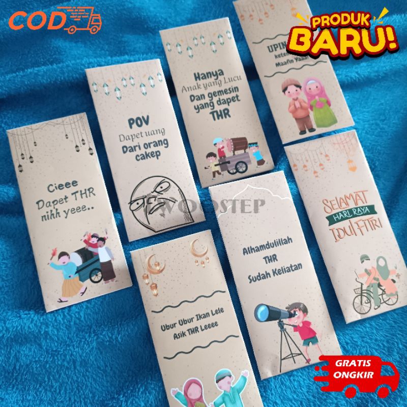 

Amplop Ramadhan Brown Edition (17x7 cm) Desain Lucu dan Custom Murah