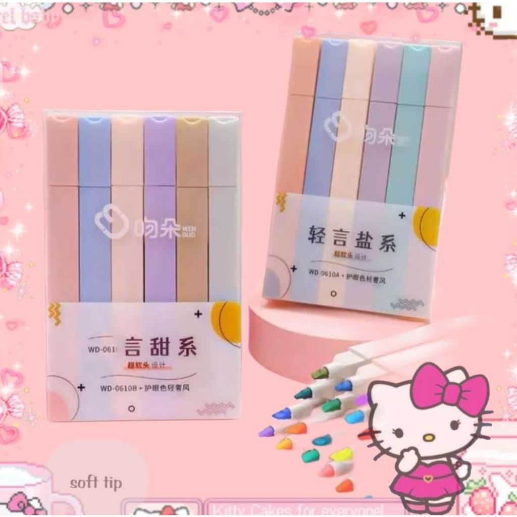 

Stabillo Highliter set / 6 Pcs Warna Pastel
