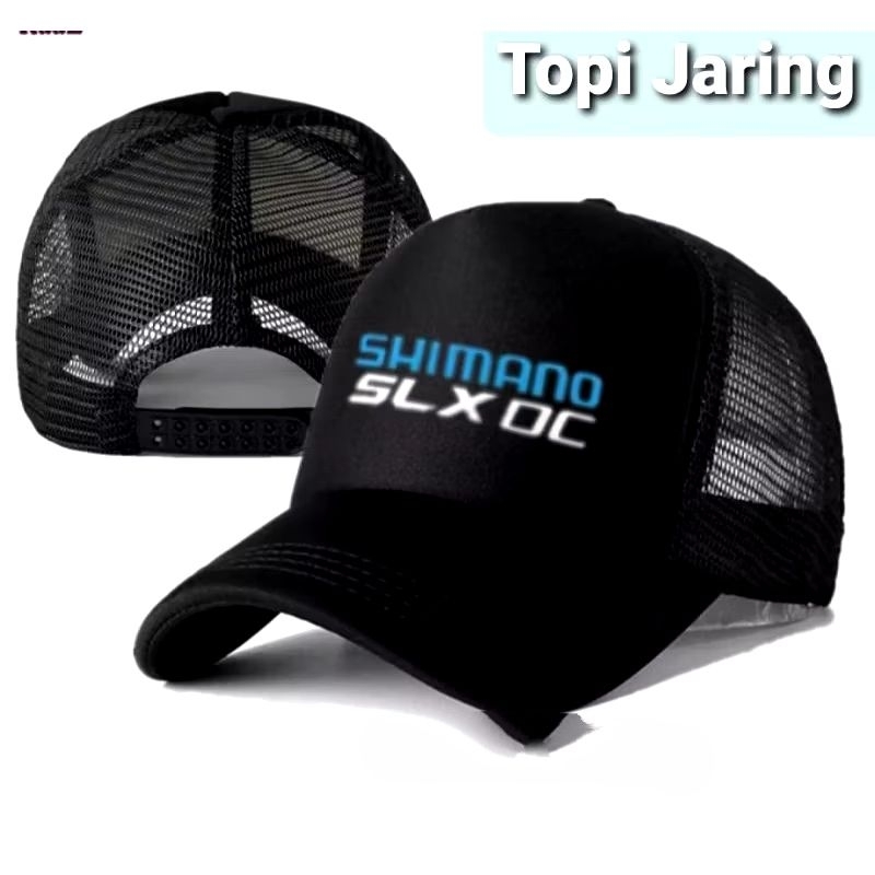 jual topi trucker tulisan Shimano slx DC topi jaring topi bisbol -BAYAR DI TEMPAT