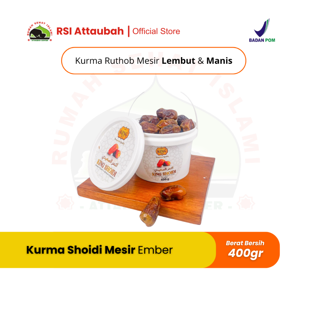 

Kurma Shoidi 400 Gram Kemasan Ember - Kurma Manis Lembut