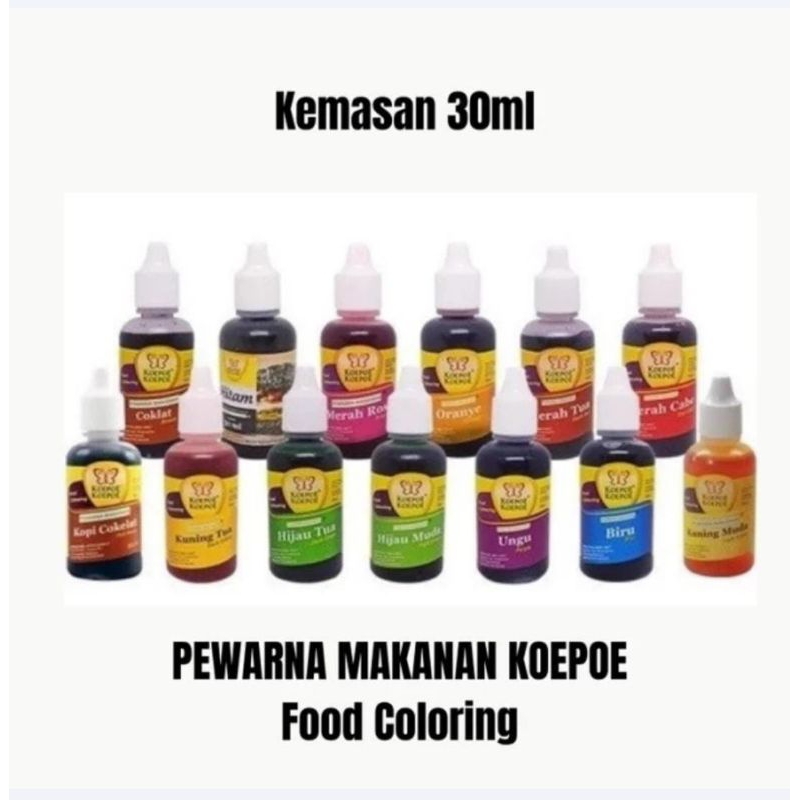 

PEWARNA MAKANAN KOEPOE 30ML