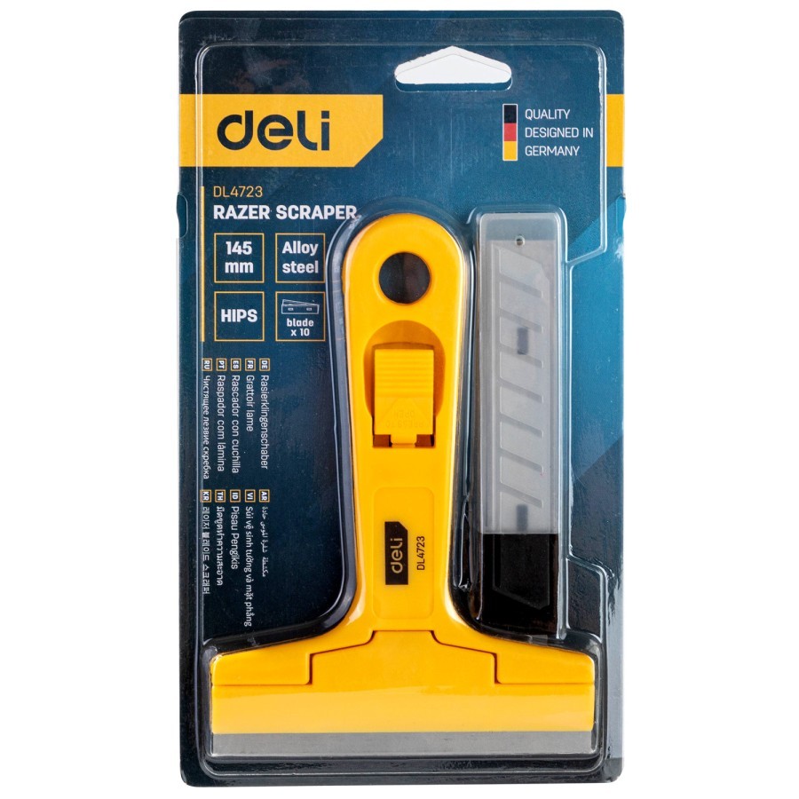 

Deli Kape 102 Mm dengan 10 Mata Pisau / Deli Scraper EDL4723 -