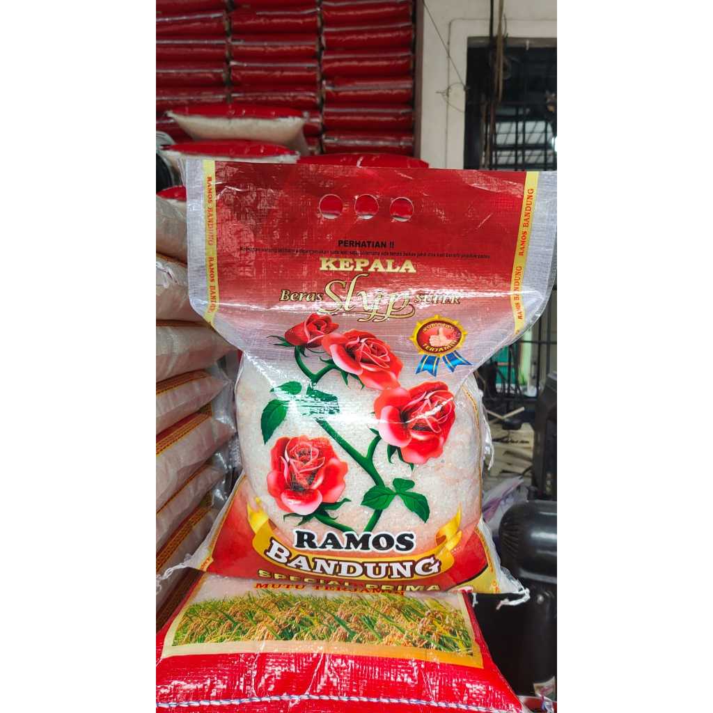 

BERAS SLYP SUPER RAMOS BANDUNG 5 LITER ASLI 100% - EKONOMIS