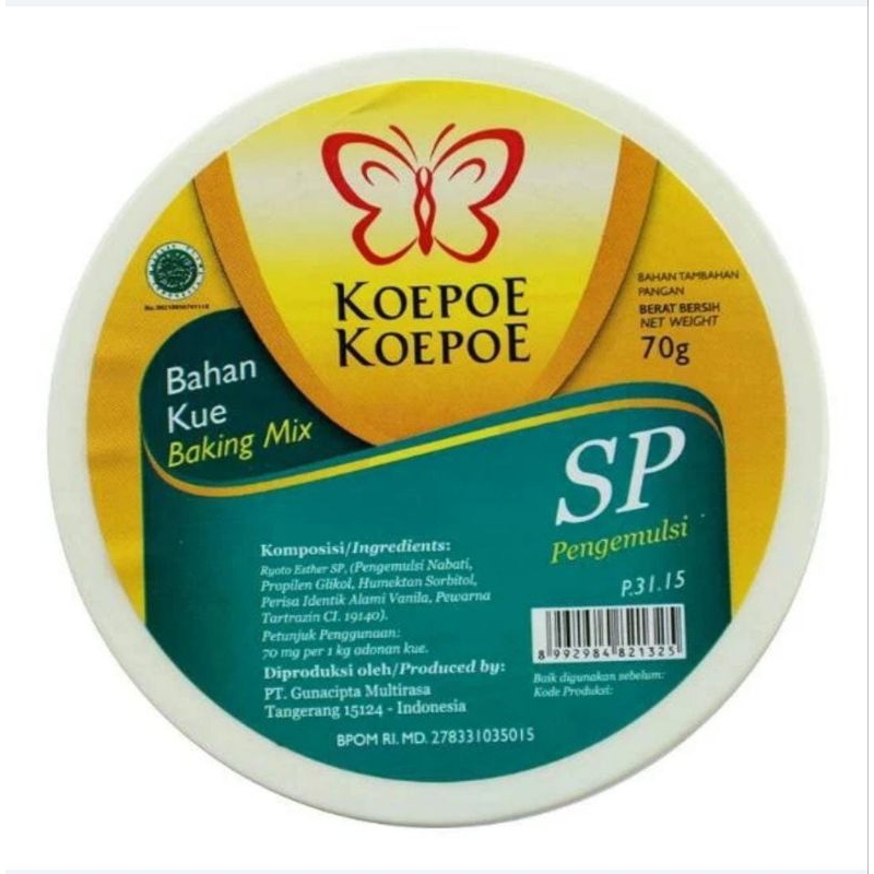 

KOEPOE - KOEPOE SP PELEMBUT DAN PENGEMBANG KUE