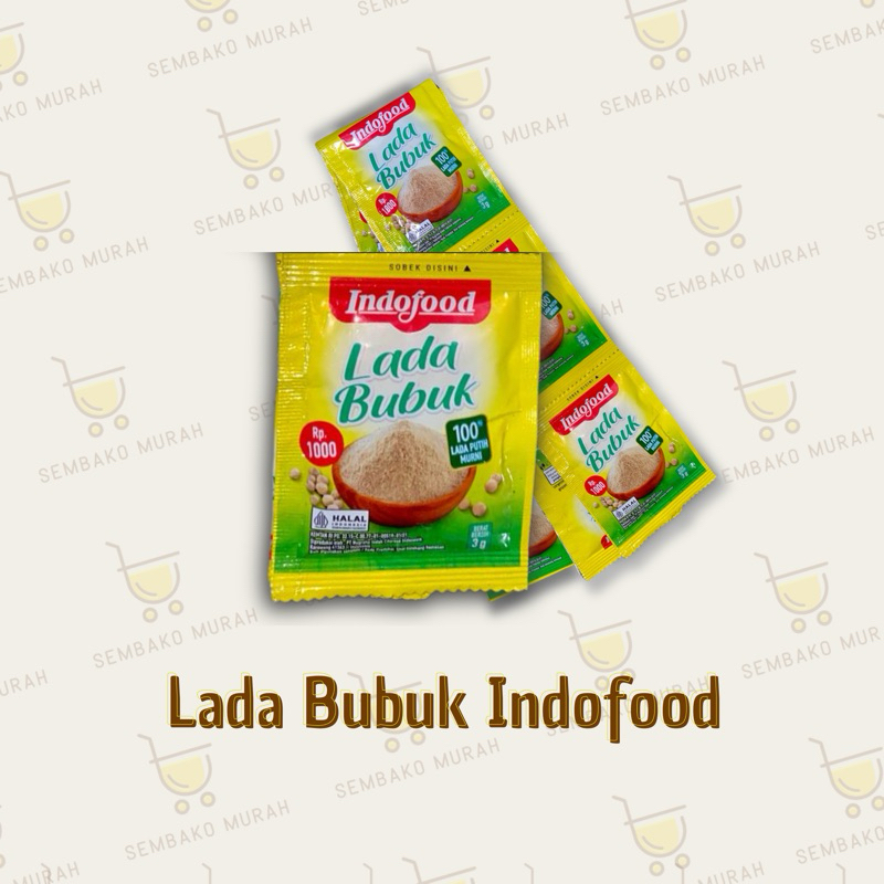 

INDOFOOD LADA BUBUK 1 SACHET - 3g