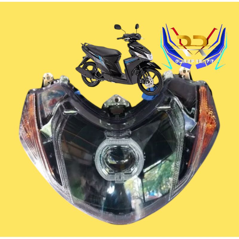 REFLEKTOR SET LAMPU DEPAN BILED YAMAHA MIO M3
