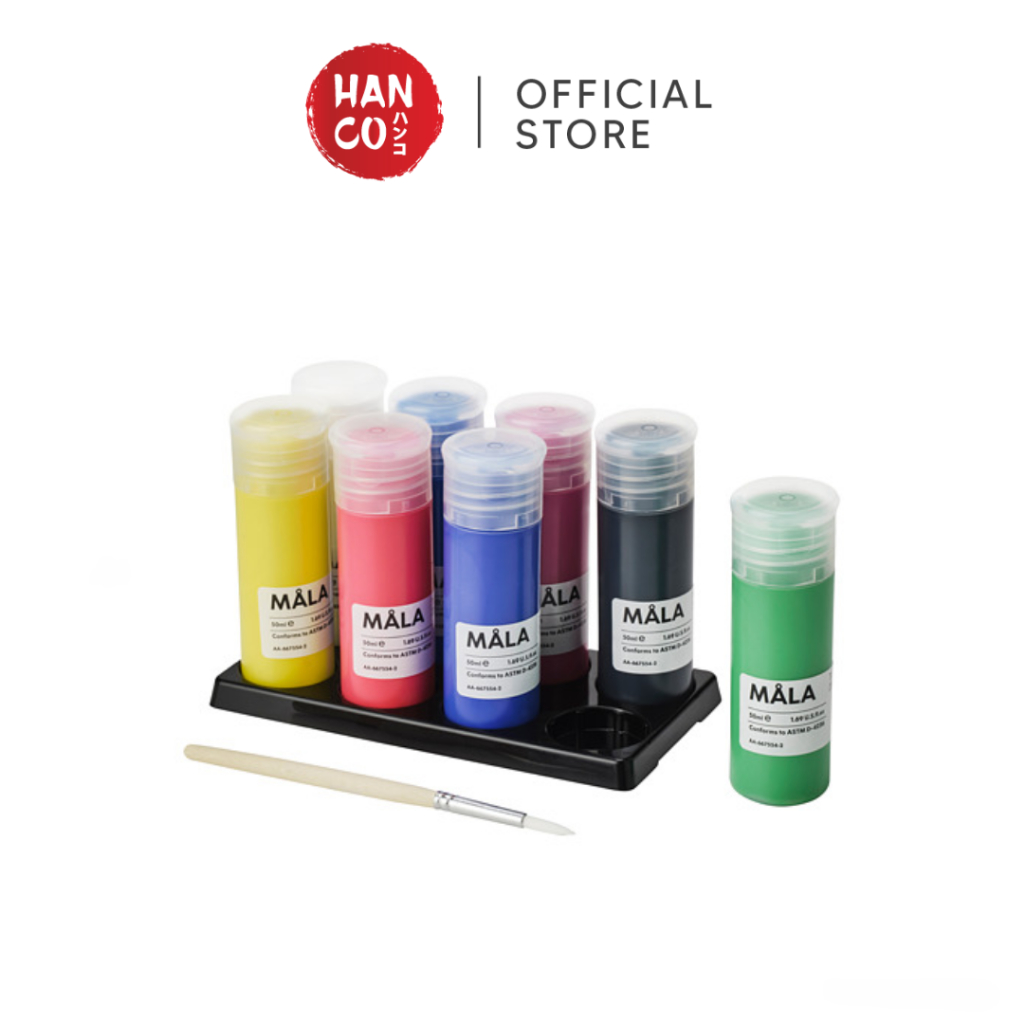 

NEW ARRIVAL HANCO IKEA Cat, warna campuran, bahan cat, mainan anak volume 400ml isi 8 pcs MA348