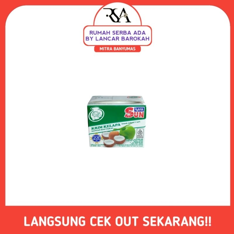 

Sun Kara Santan Instan 200 ml 1 pcs