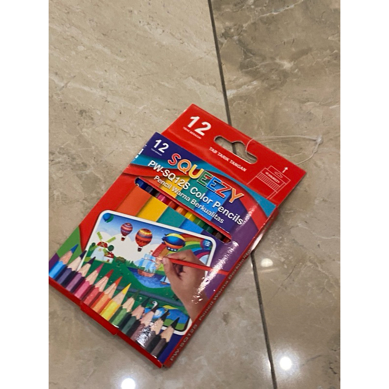 

pensil warna 12 murah berkualitas creamy color pencil