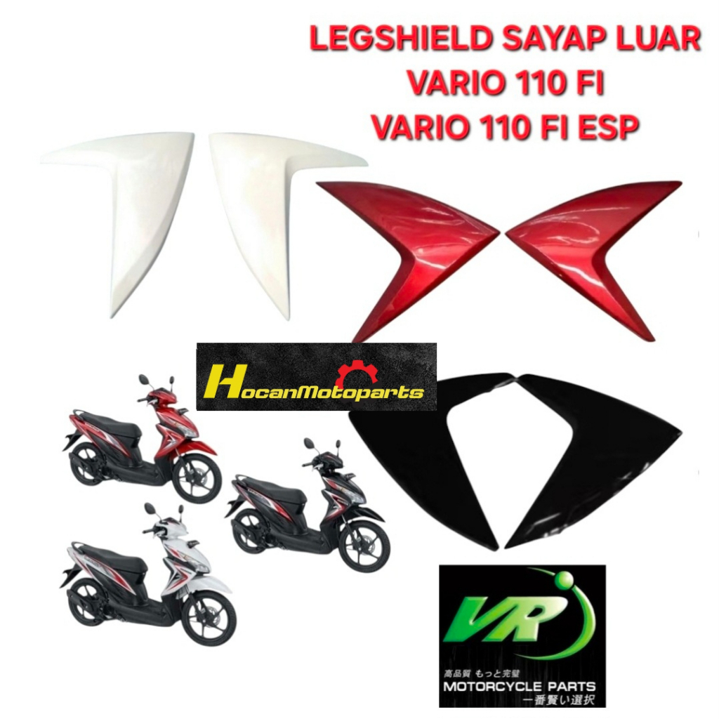 LEGSHIELD DEPAN SAYAP LUAR BODY DEPAN SAMPING VARIO 110 FI LED VARIO 110 FI ESP BEST QUALITY