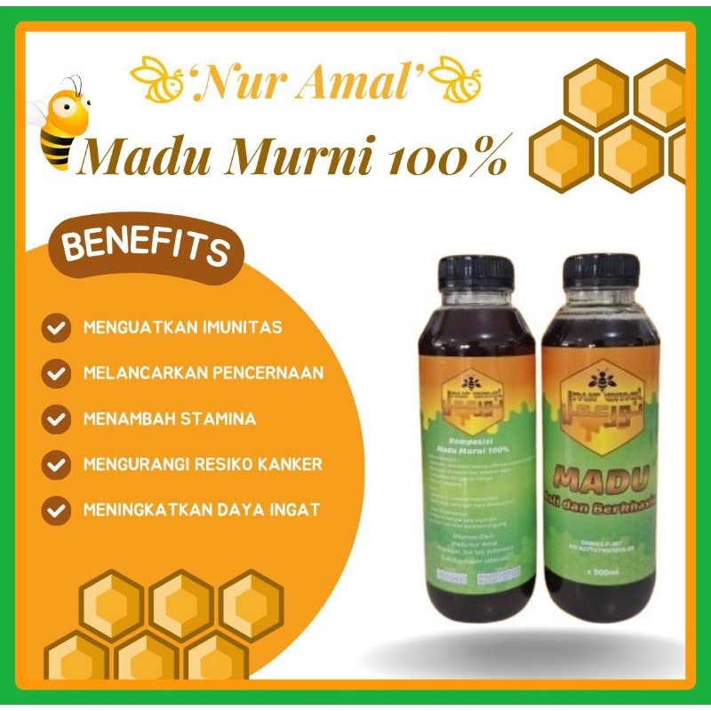 

Madu Nur Amal madu murni 250 ml