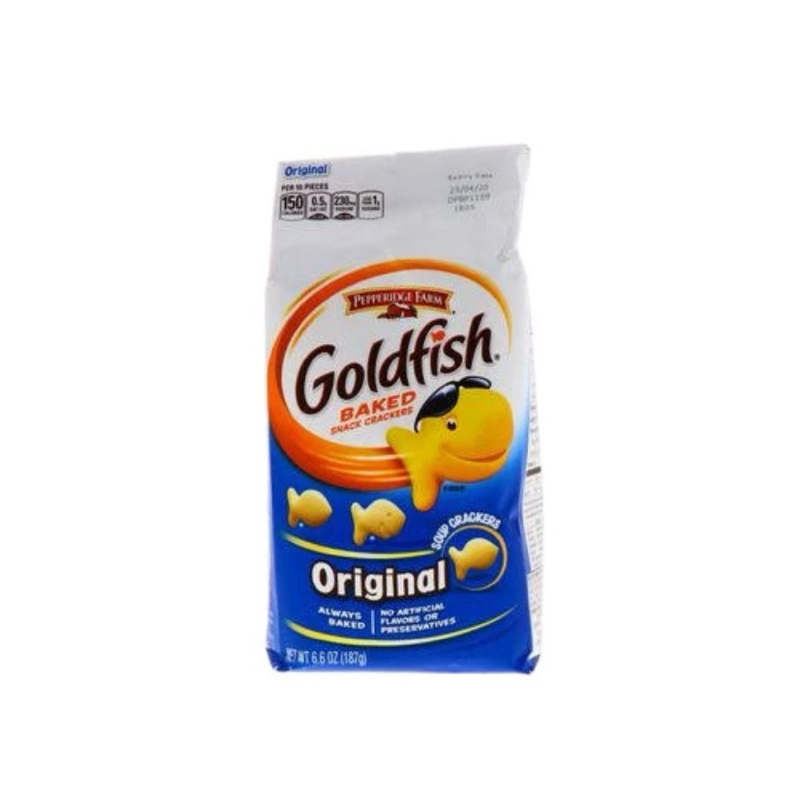 

Pepperidge goldfish crackers 187 gr