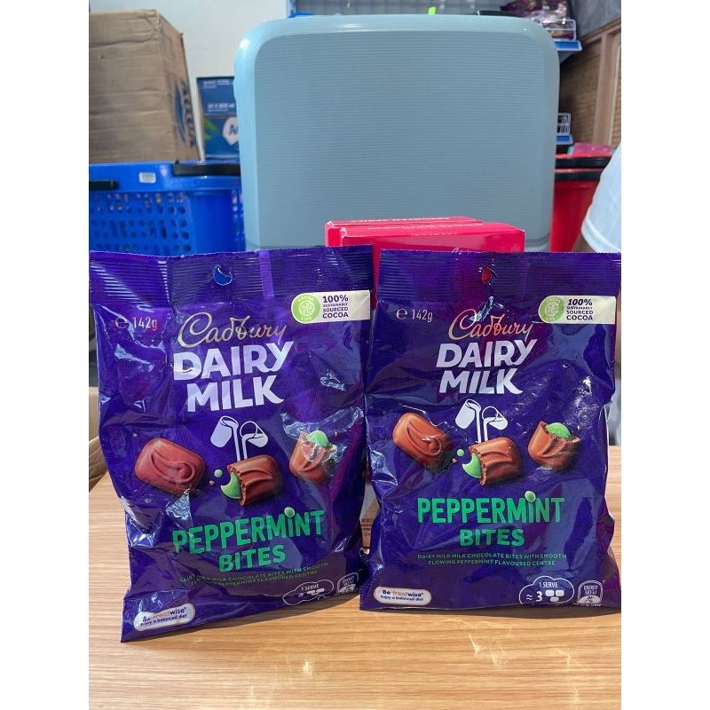 

CADBURY DIARY MILK PEPPERMINT BITES, STRAWBERRY BITES, CARAMELLO BITES