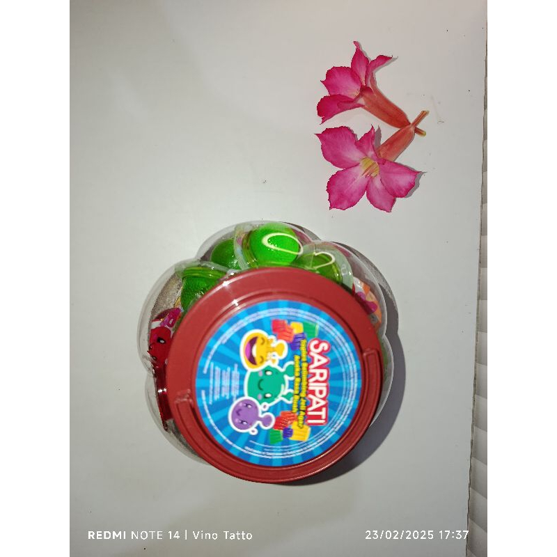 

Jelly cap sari pati berat 500gr kemasan toples