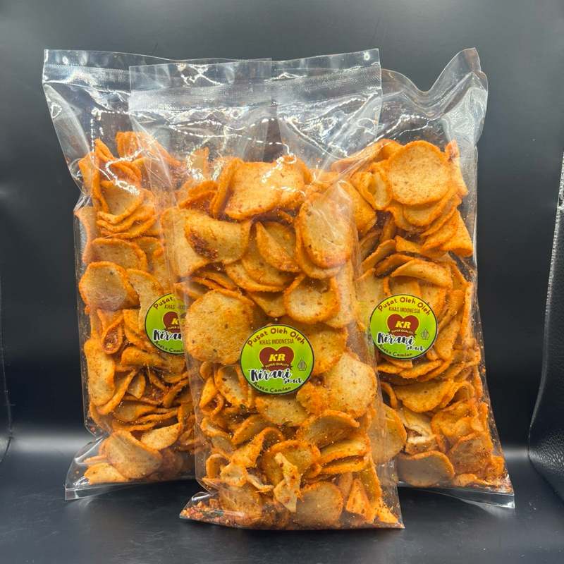 

Keripik bakso goreng Extra Pedas