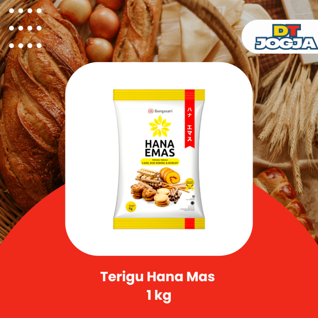 

Bungasari Hana Emas Tepung Terigu Premium Cake dan Cookies 1 KG