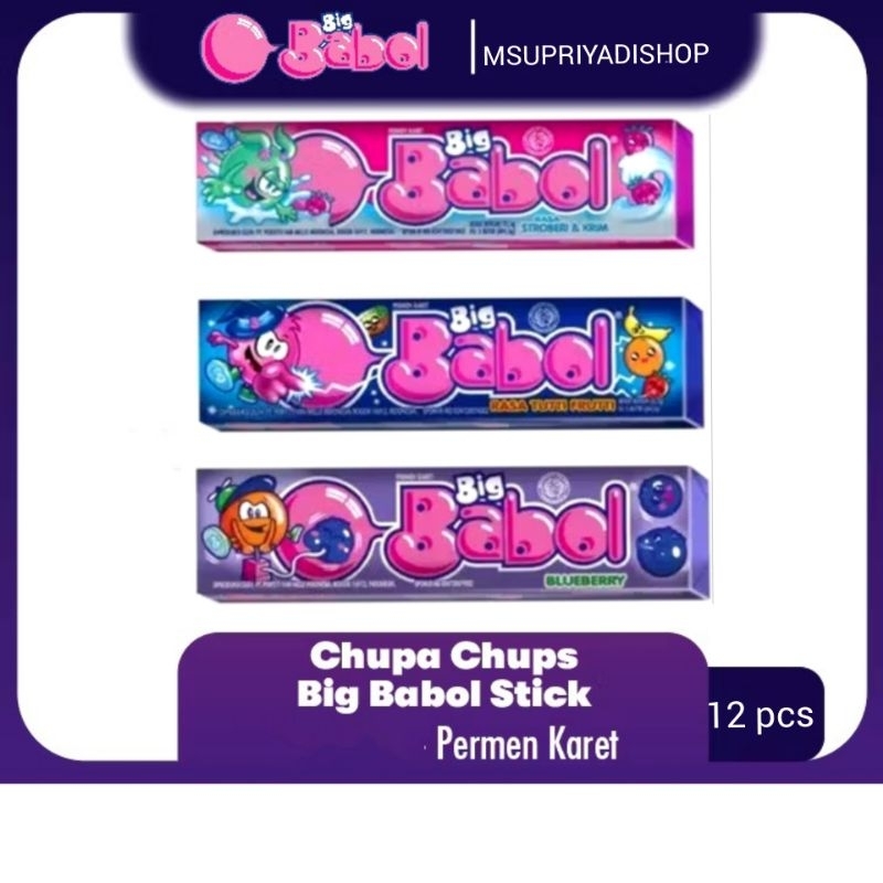 

Babol Stick Hanger Isi 12Pcs x 20g TF,SC,BB