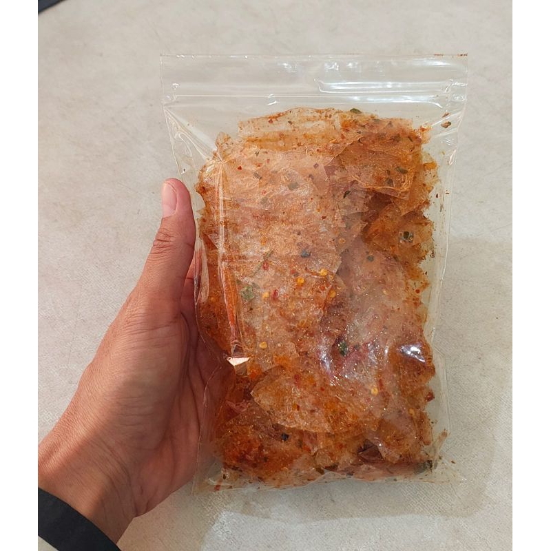 

kripca pedas daun jeruk 100gr