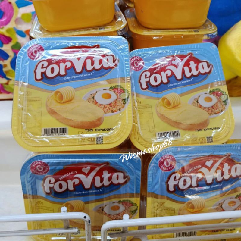 

MARGARIN FORVITA CUP 200 GRAM / MENTEGA / MARGARINE