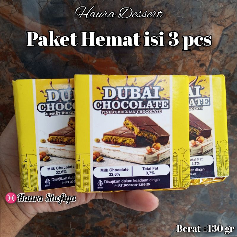 

(Paket Hemat isi 3 pcs) Coklat Dubai Size Tanggung ±130 gr Chocolate Crispy PISTACHIO KUNAFE Cokelat Lembut Makanan Cemilan Chocoa Original Food