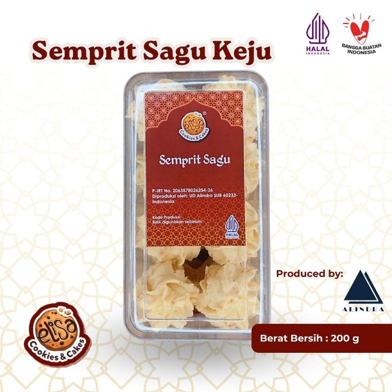 

Kue Kering Semprit Sagu Premium 200g Elisa Cookies & Cakes