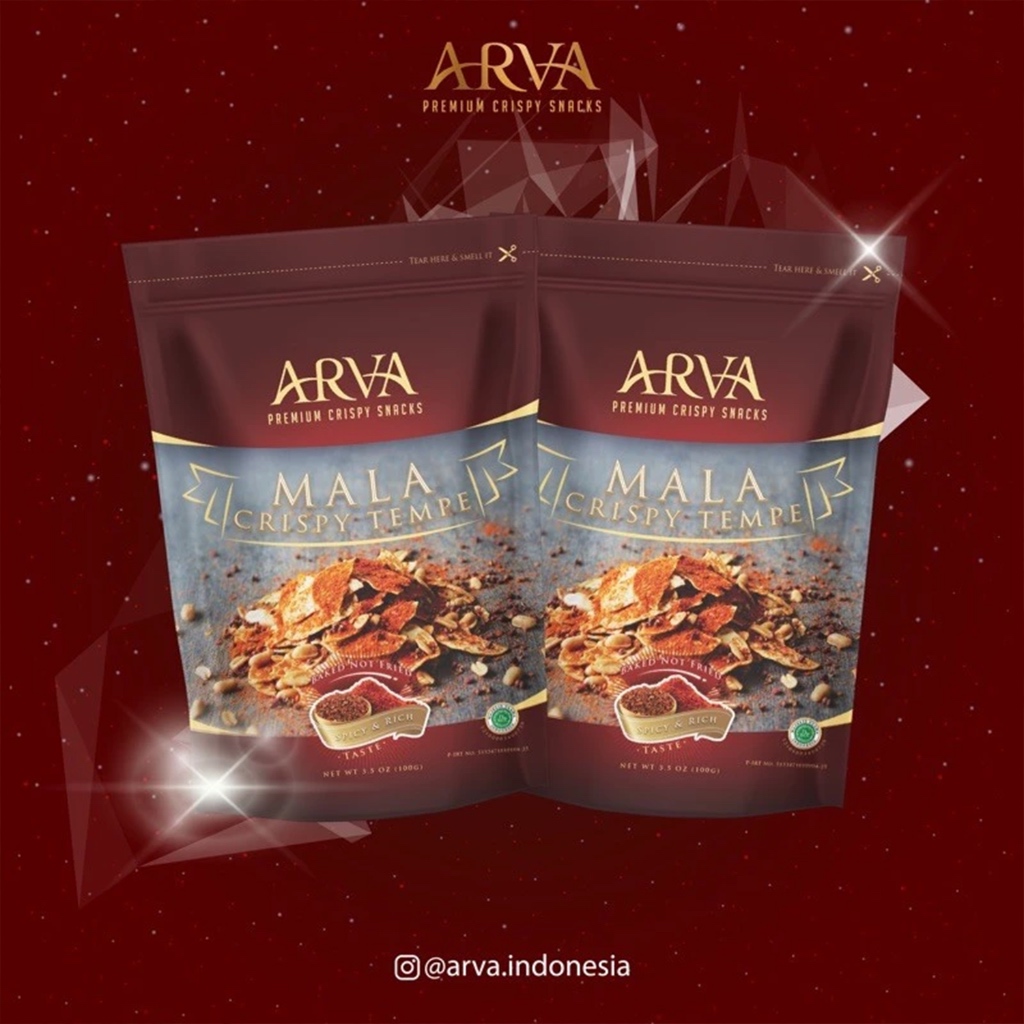 

ARVA Mala / Baked Tempe Chips / All Natural Tempe Oven