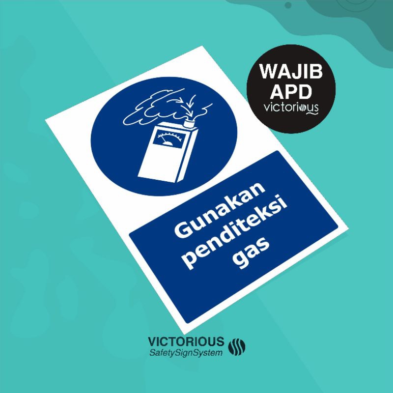 

Sticker Safety K3 Wajib APD Gunakan Pendeteksi Gas | Sticker Vinyl Tahan Air