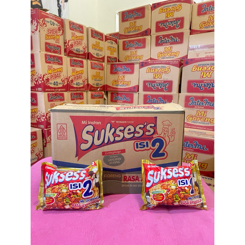 [ 1 Dus Isi 24] Mie Sukses Goreng Isi 2 Rasa Ayam Kecap