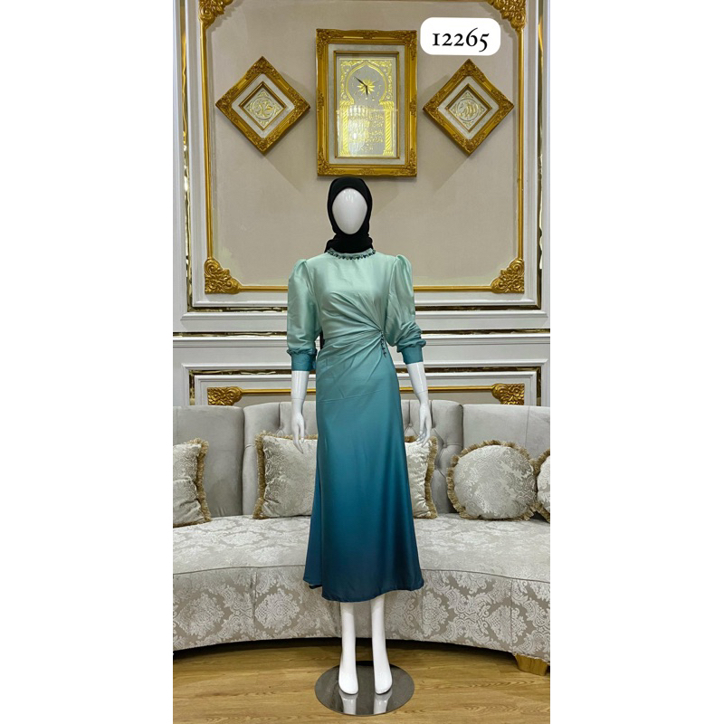 Dress Gradasi - Long dress Bridesmaid Gradasi Couple Keluarga Gamis Gradasi Wanita Long dress kondan