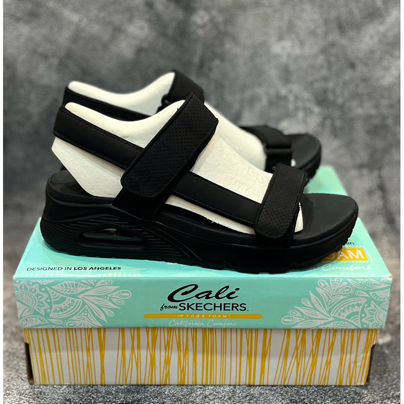 Skechers Uno Summer Stand Black / White Women’s Shoes Original 119300WHT