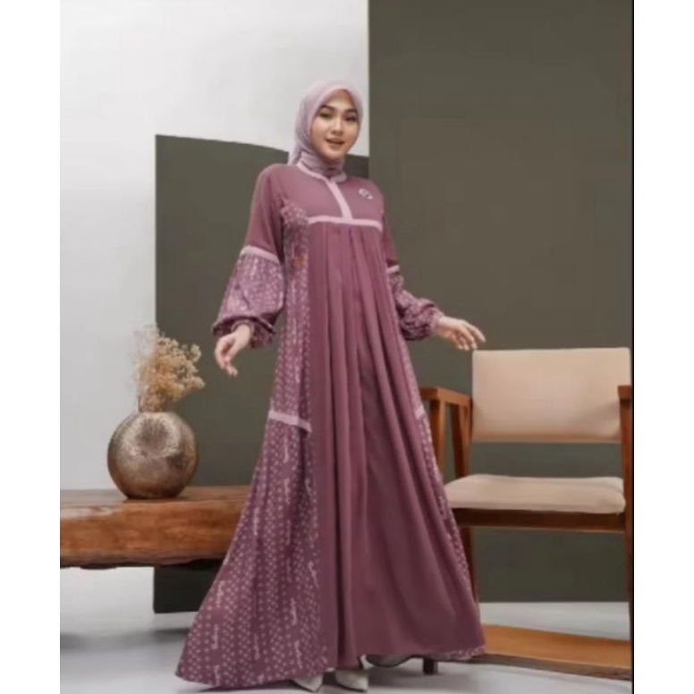 KODE D62W New arrival Gamis dress putri Keyla terbaru 225