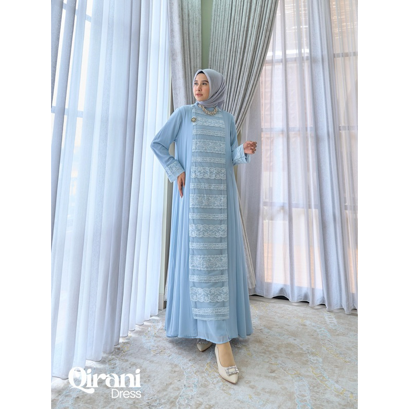 QIRANI DRESS GAMIS PREMIUM BY MAREVI ORIGINAL