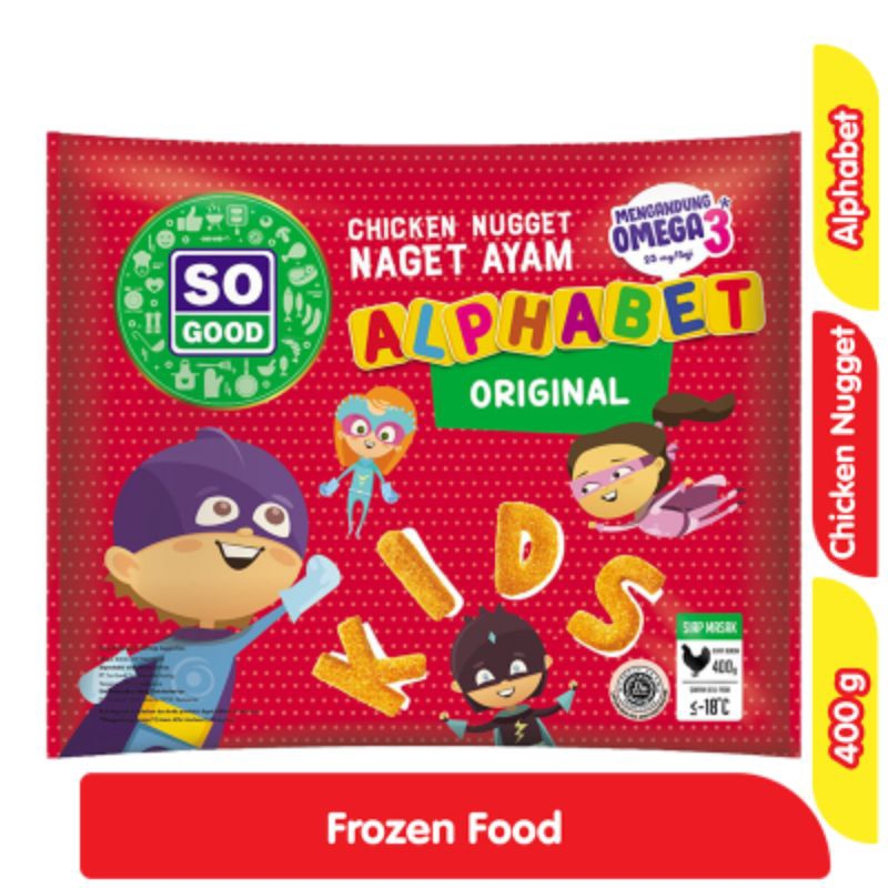 

So Good Naget Ayam Alphabet 400 g