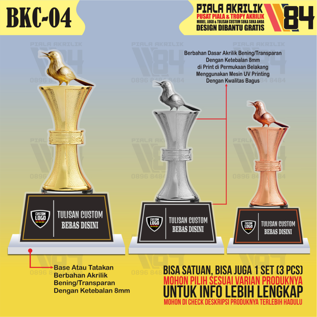 PIALA BURUNG, PIALA BURUNG KICAU, TROPI BURUNG, TROPI BURUNG KICAU, TROPY BURUNG, TROPY BURUNG KICAU
